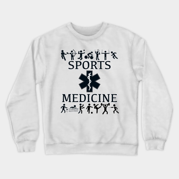 Sports medicine Crewneck Sweatshirt by Medic Zone